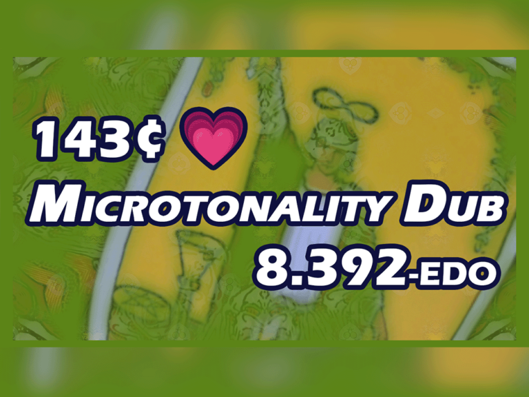 143¢ Microtonality Dub | 8.392-EDO
