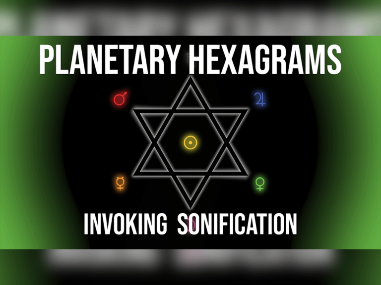 Sonification of Invoking Planetary Hexagrams