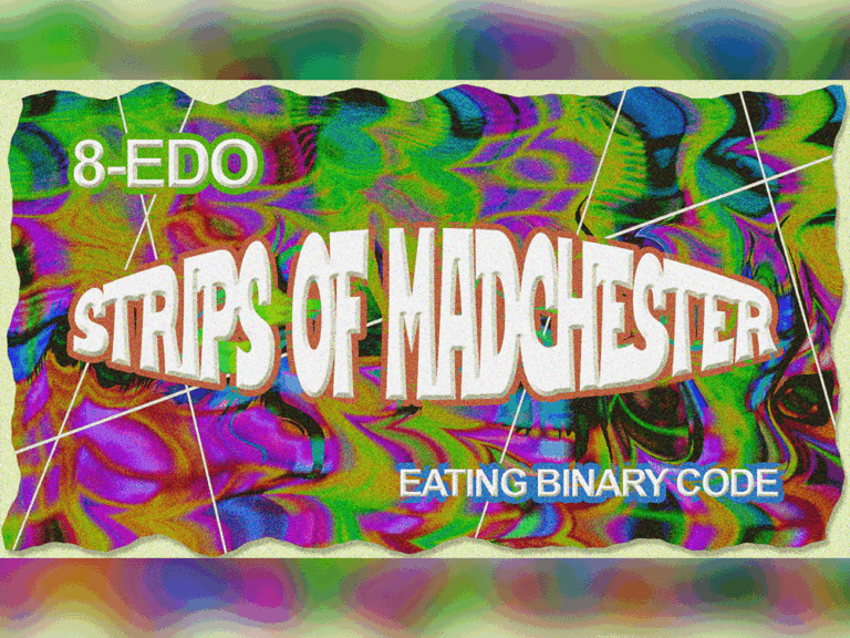 Eating 8-EDO Madchester Binary Code Strips. . . Again