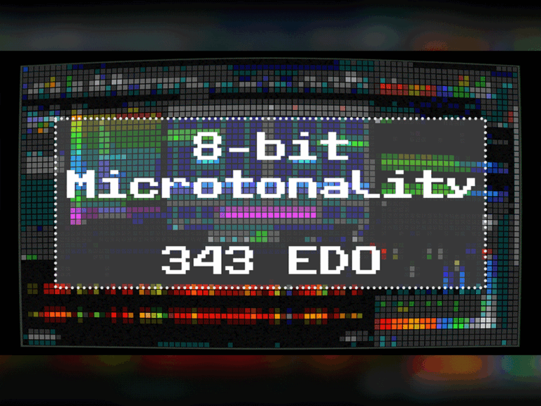 8-bit Microtonality in 343 EDO with C64
