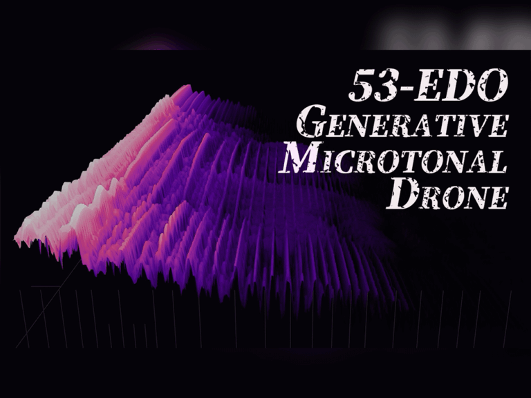 Generative Microtonal Clusterdrone | 53-EDO