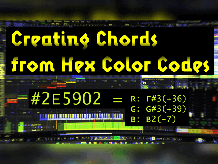Creating Chords from Hex Color Codes | 256-EDO Microtonal