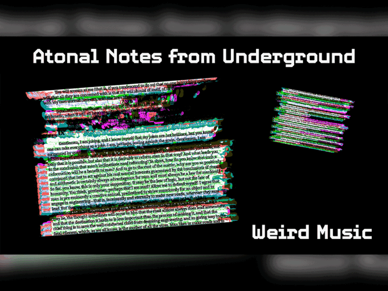 Atonal Notes from Underground